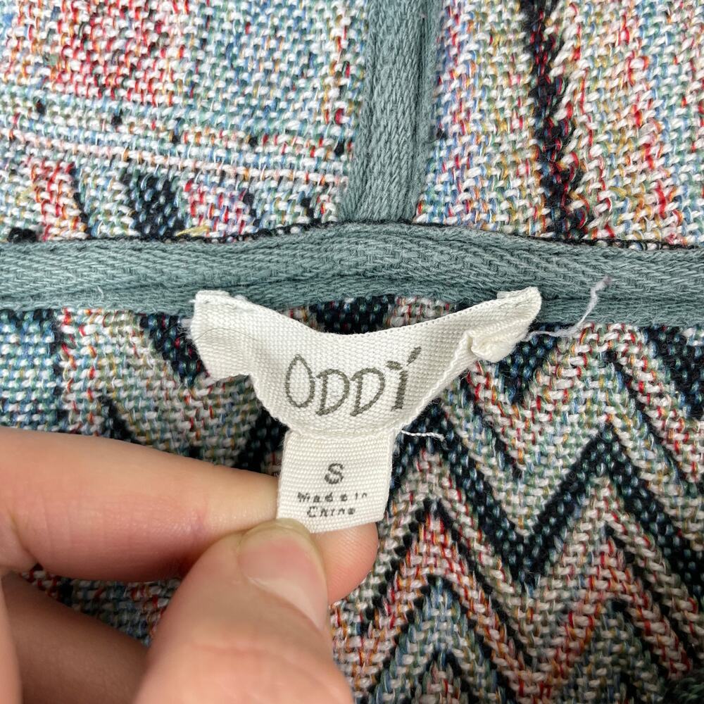 Vintage Oddi Brown Patchwork Pullover Sweatshirt … - image 2